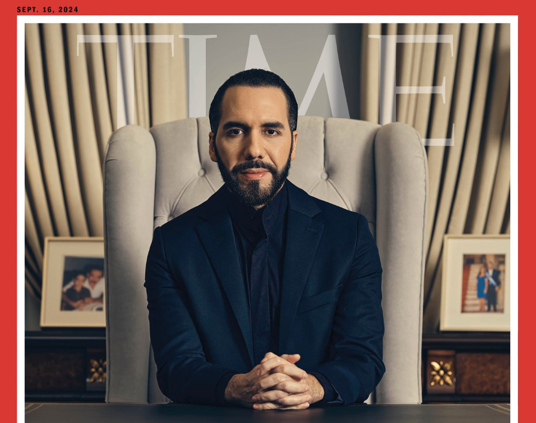 El Salvador, Bitcoin y la guerra contra las bandas: entrevista a Nayib  Bukele en la portada de Time