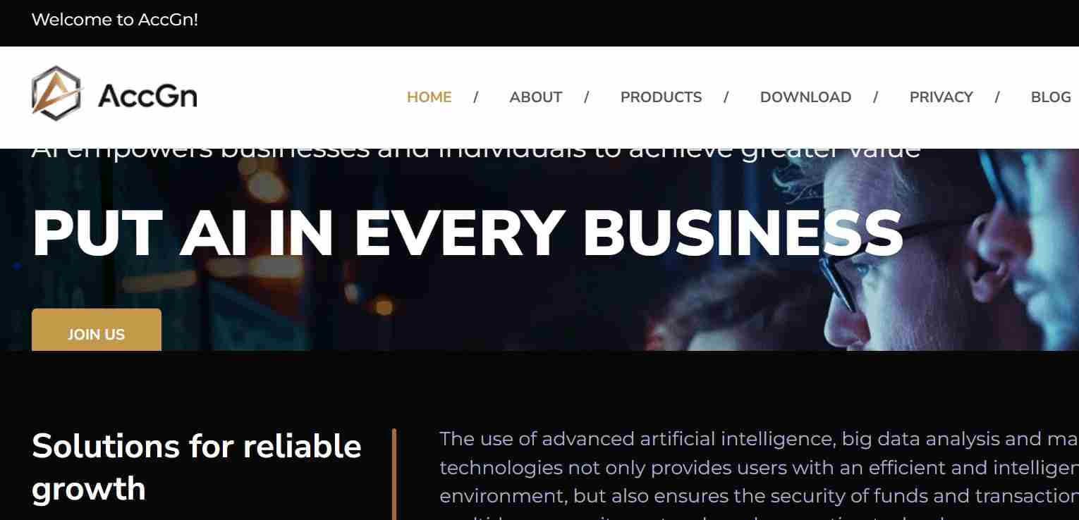 AccGn, the platform promising automatic earnings with AI is a scam  (ANALYSIS)