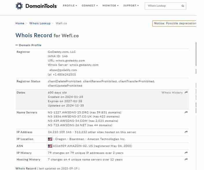 WEFI comes to Rome with John Sachtouras: Deobank between marketing, illusions and Ponzi allegations (ANALYSIS) 10 whois wefi