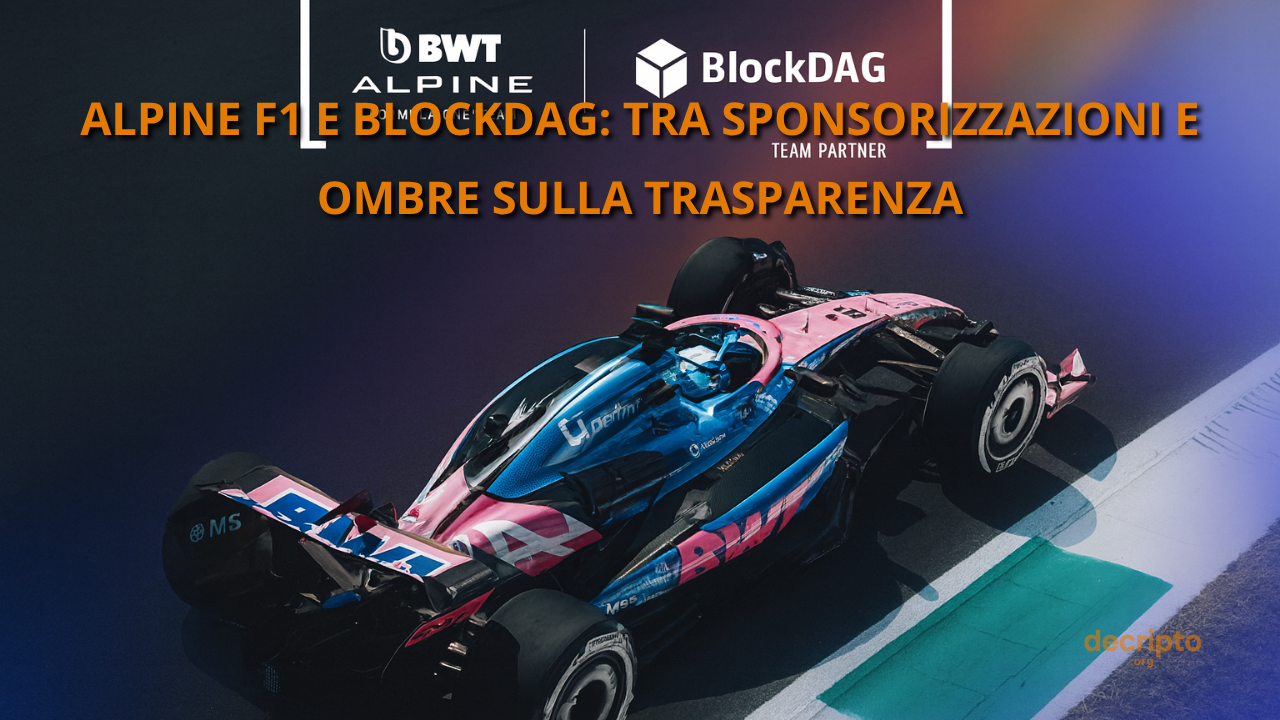 BlockDAG and Alpine F1: official partnership, ambitious technology and  regulatory shadows