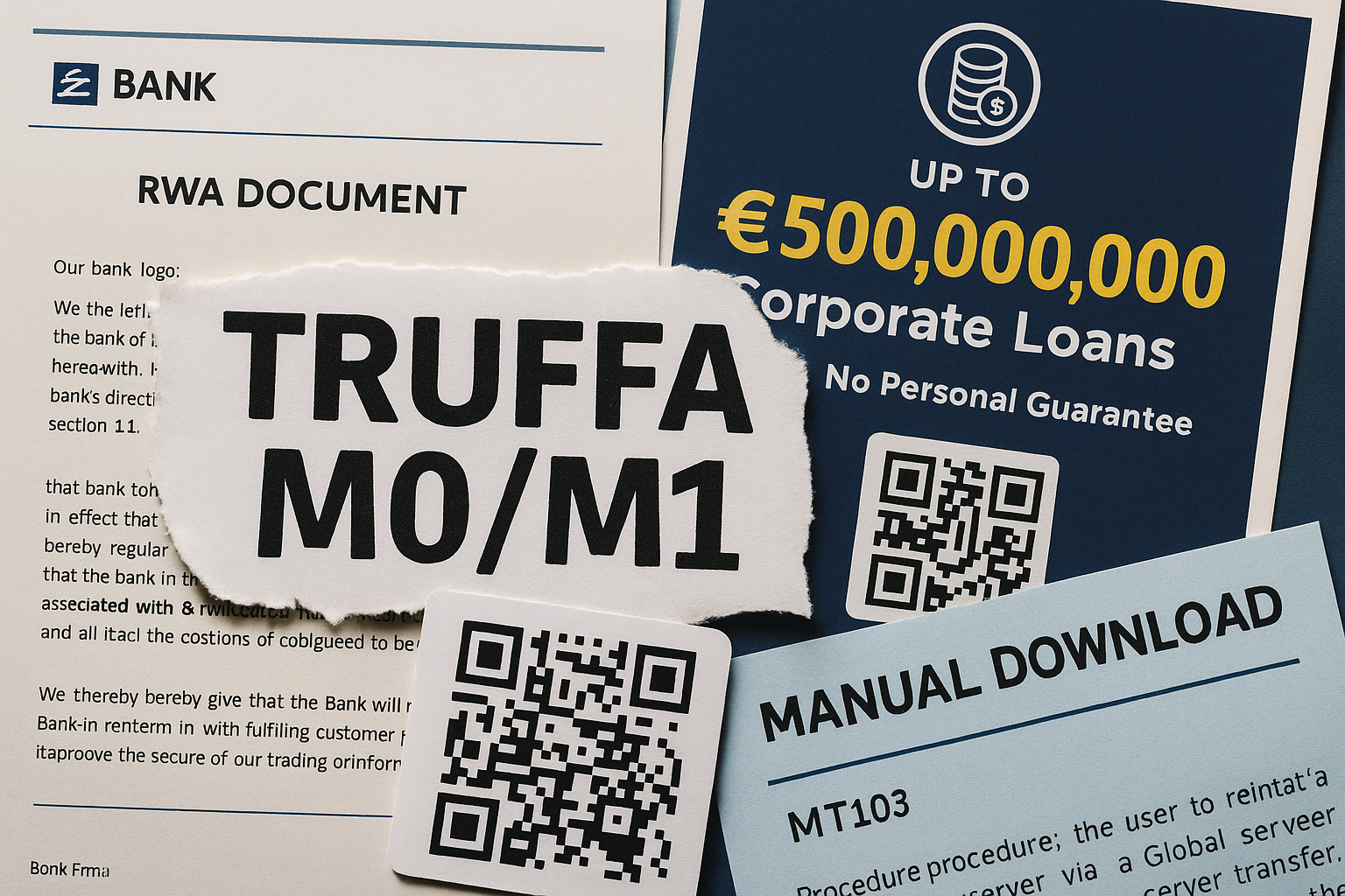 M0/M1 is a scam: the multi-million euro fake loan marketplace flooding  Telegram, Whatsapp and Linkedin with fake bank documents